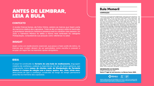 ANTES DE LEMBRAR, LEIA A BULA