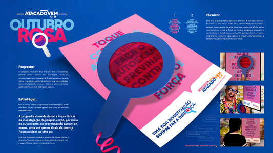 Cartaz Lupa - Outubro Rosa